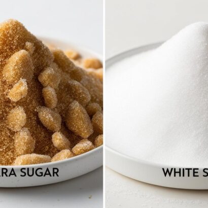 DEMERARA SUGAR VS WHITE SUGAR