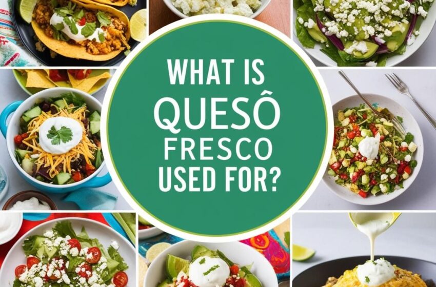 What is Queso Fresco Used For?